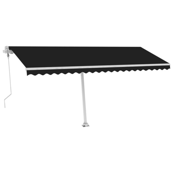 vidaXL Auvent automatique sur pied 500x300 cm Anthracite