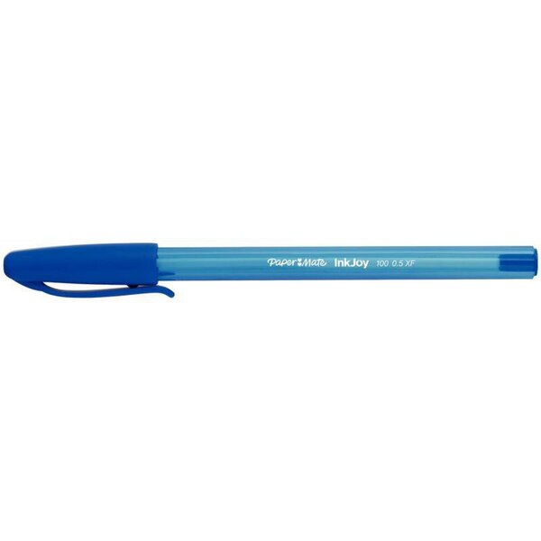 Stylo bille PaperMate InkJoy 100 pointe fine bleu