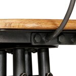 vidaXL Chaises de bar lot de 2 teck massif de récupération