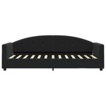 vidaXL Lit de jour avec matelas noir 80x200 cm velours
