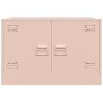 vidaXL Meubles TV 2 Pièces rose 67x39x44 cm acier