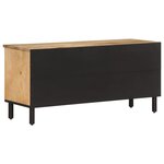 vidaXL Meuble TV 100x33x46 cm bois massif de manguier