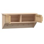 vidaXL Armoire murale et crochets 80x24x35 5 cm bois d'ingénierie