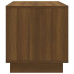 vidaXL Meuble TV Chêne marron 102x41x44 cm Bois d'ingénierie