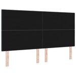 Tête de lit vidaXL capitonnée gris foncé 180 cm en velours