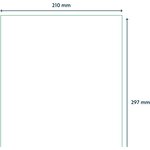 Etiquette universelle  210 x 297 mm  blanc RILLPRINT