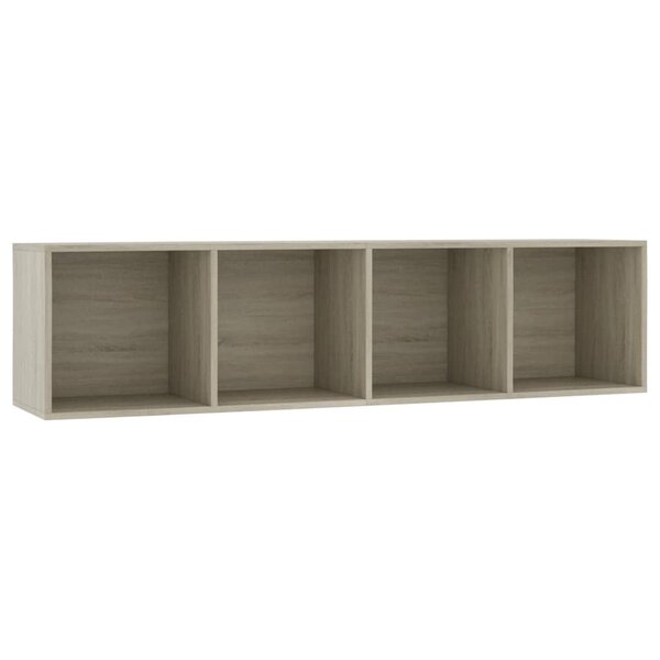 vidaXL Bibliothèque/Meuble TV Chêne sonoma 143x30x36 cm