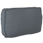 vidaXL Coussin de Palette pour Dossier Anthracite 70x40x12 cm Tissu Oxford