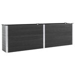 vidaXL Lit surélevé de jardin 200x100x91 cm WPC Gris