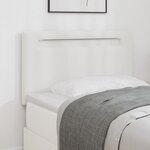 Tête de lit vidaXL Design simple Blanc pur 90 cm Cuir synthétique
