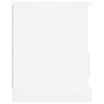 vidaXL Meuble TV blanc 93x35 5x45 cm bois d'ingénierie