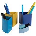 Pot À Crayons Modulable The Quarter Bee Blue - Couleurs Assorties - X 3 - Exacompta