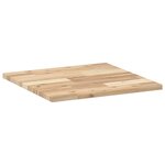 vidaXL Dessus de table carré 50x50x2 cm bois massif d'acacia