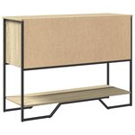 vidaXL Table console chêne sonoma 100x35x74 5 cm bois d'ingénierie