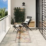 vidaXL Tapis ARBIZU intérieur extérieur design vintage 80x250 cm
