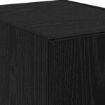 vidaXL Buffet haut Chêne noir 40x42.5x185 cm Bois