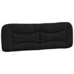 vidaXL Cadre de lit sans matelas noir 160x200 cm tissu