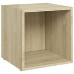vidaXL Ensemble de meubles TV 8 Pièces Chêne sonoma Bois d'ingénierie