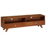 vidaXL Meuble TV Bois de récupération solide 140x30x40 cm