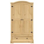 vidaXL Garde-robe Corona 102x52x186 cm bois de pin massif
