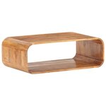 vidaXL Table basse 90x50x30 cm Bois d'acacia massif