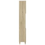 vidaXL Armoire salle de bain chêne sonoma 30x30x190 cm