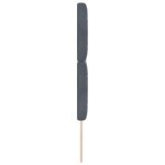 vidaXL Tête de lit avec bouton en cristal tufté gris foncé 140 cm en velours