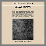4 Lames décoratives GALIBOT pour poteau LA BOXX