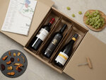 SMARTBOX - Coffret Cadeau Coffret de 3 bouteilles de vin rouge livré à domicile -  Gastronomie