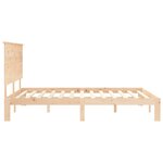 vidaXL Cadre de lit sans matelas 160x200 cm bois massif de pin