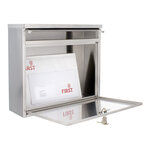 Profirst mail pm 120 boîte aux lettres en acier inoxydable