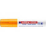 Marqueur Craie Liquide 4090 Orange Fluorescent Pointe Large 4-15 mm x 5 EDDING