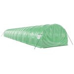 vidaXL Serre avec cadre en acier vert 60 m² 20x3x2 m