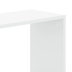 vidaXL Bibliothèque 5 niveaux blanc 45x23 5x162 5 cm bois d'ingénierie