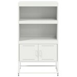 vidaXL Meuble TV jaune moutarde 100 5x39x60 5 cm acier