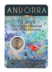 2 EUROS COMMÉMO. 2018 - 70 ans de la Déclaration des Droits de l'Homme