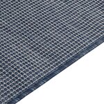 vidaXL Tapis à tissage plat d'extérieur 80x250 cm Bleu