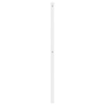 vidaXL Tête de lit métal blanc 140 cm