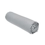 Drap housse - 140 x 200+30 cm uni - Acier