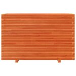 vidaXL Jardinière cire marron 110x40x72 cm bois de pin massif