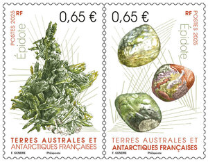 Timbre TAAF - Diptyque - Epidote
