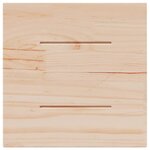 vidaXL Dessus de table blanc 40x40x2 5 cm bois de pin massif