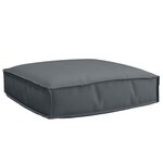 vidaXL Coussin de palette pour siège Anthracite 60x60x12 cm Tissu Oxford