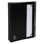 Trieur Rigide Ordonator Numerique Dos Extensible 32 Compartiments 1 À 32 - Noir - X 6 - Exacompta