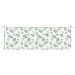 vidaXL Coussin de banc de jardin motif de feuilles 150x50x3 cm