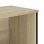 vidaXL Bibliothèque chêne sonoma 80x31x74 5 cm bois d'ingénierie