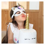 Grande bougie - Corne de licorne 17 5 x 3 8 cm