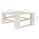 vidaXL Salon palette de jardin 8 Pièces avec coussins noir bois