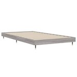 vidaXL Cadre de lit sonoma gris 90x190 cm bois d'ingénierie