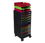 Set À Roulettes Pour Modulos Roller Set Office - Noir - Exacompta